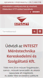 Mobile Screenshot of inteszt.hu